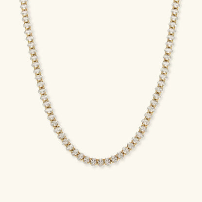 [Gaonasi]Wisteria Diamond Tennis Necklace