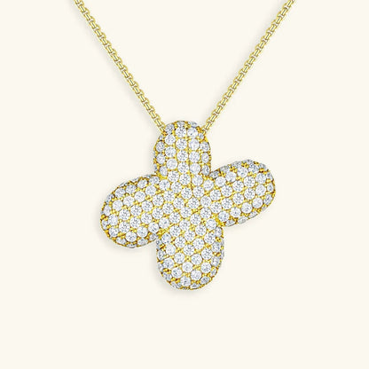 [Gaonasi]Bubble Initial Diamond Necklace