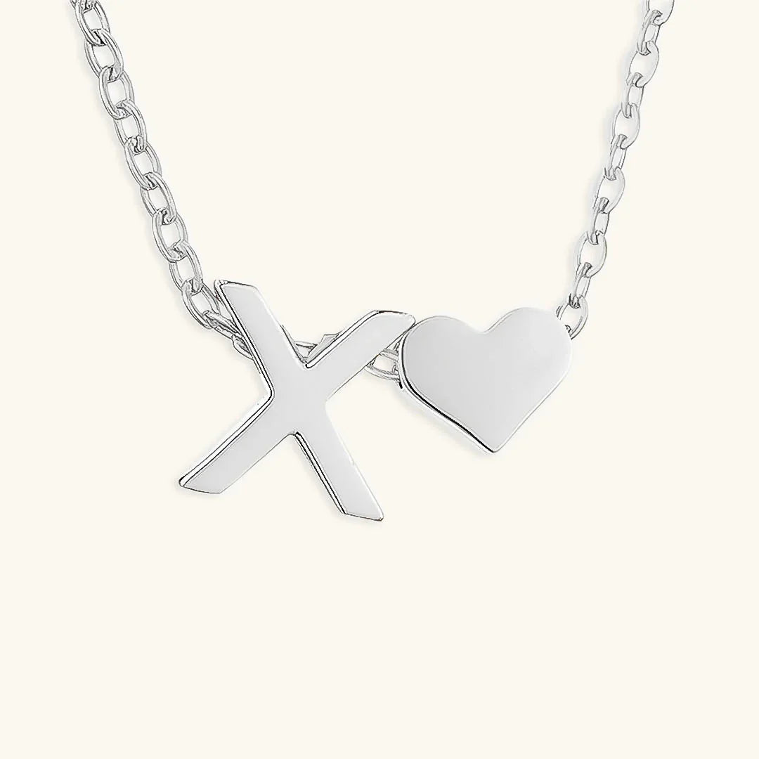 [Gaonasi]Ria Initial Letter Gold Necklace