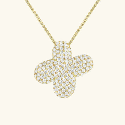 [Gaonasi]Bubble Initial Diamond Necklace