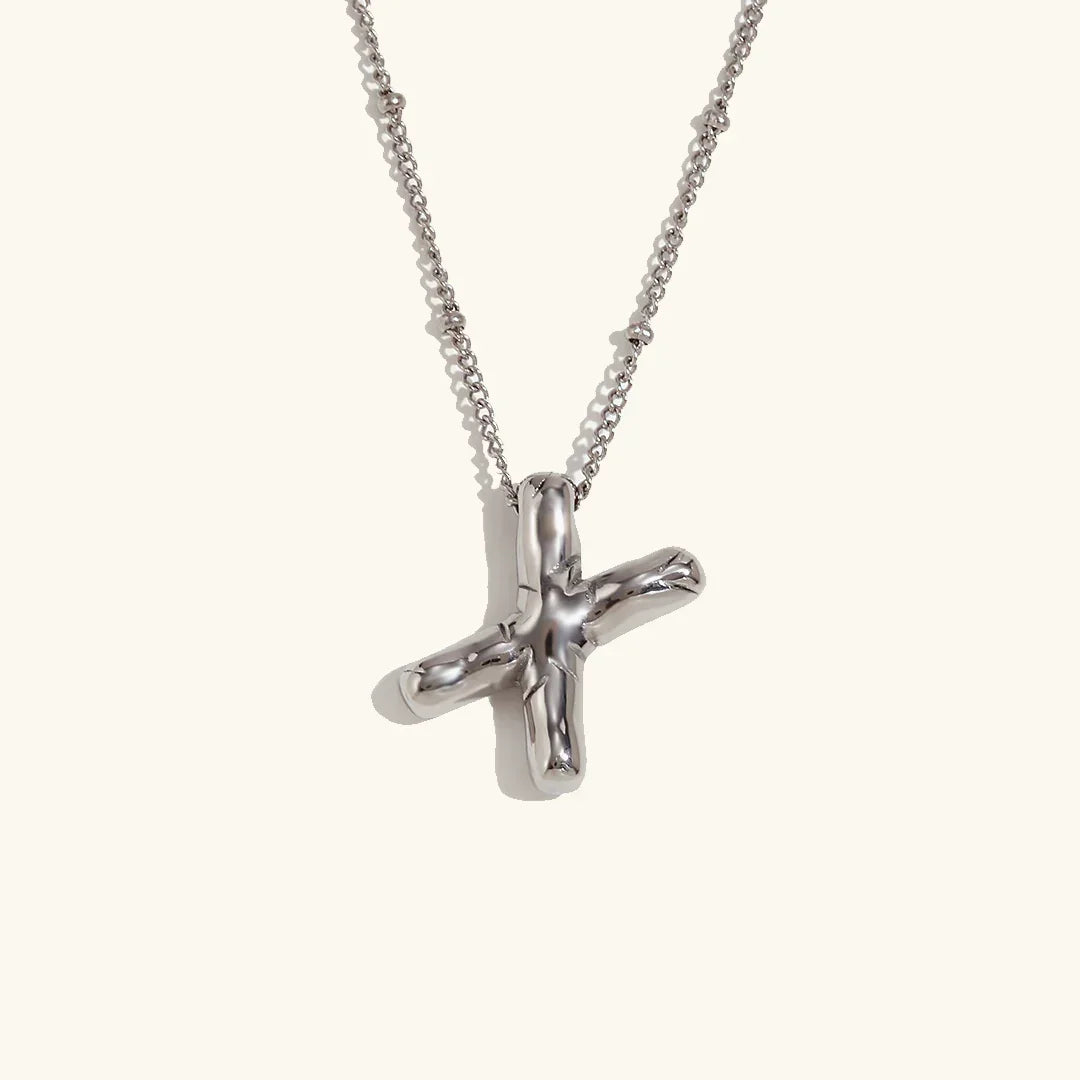 [Gaonasi]Balloon Gold Initial Necklace