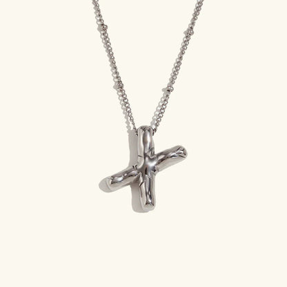 [Gaonasi]Balloon Gold Initial Necklace