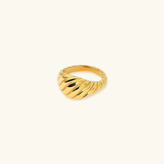 [Gaonasi]Ylenna Gold Croissant Ring