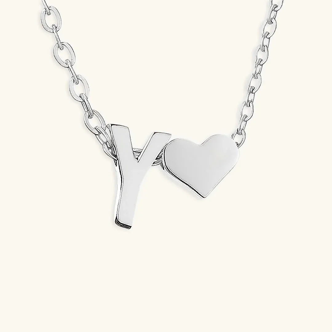 [Gaonasi]Ria Initial Letter Gold Necklace