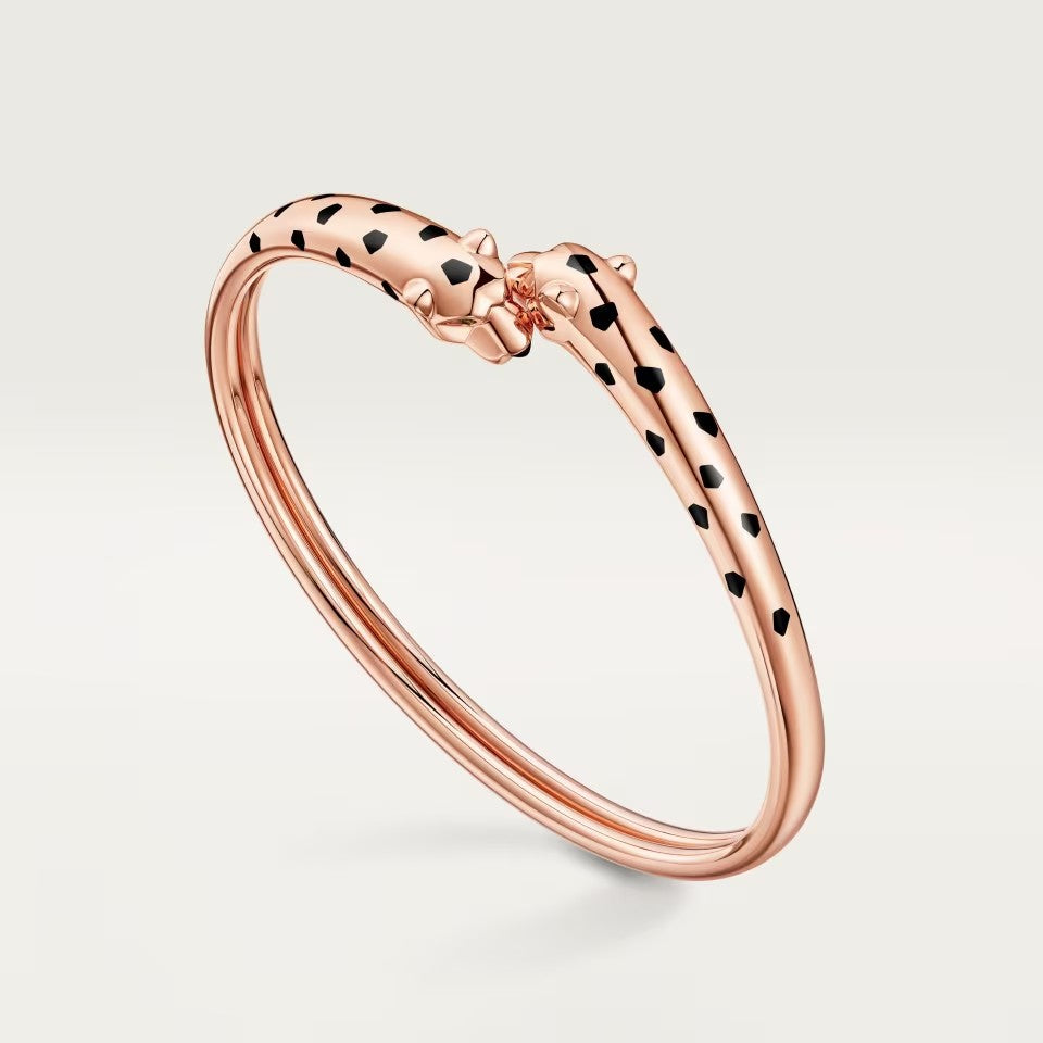 [Gaonasi Jewelry]PANTHERE DOUBLE HEADED OPEN BRACELET