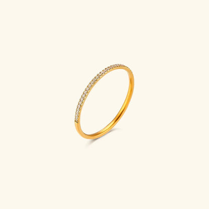 [Gaonasi]Zarra Paved Gold Ring