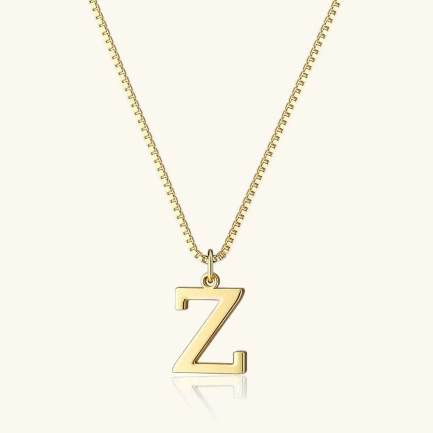 [Gaonasi]Therese Letter Initial Gold Necklace