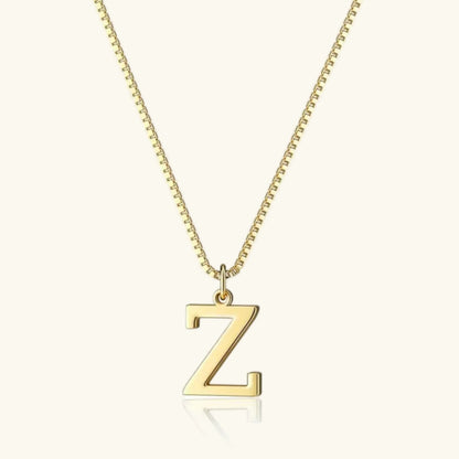 [Gaonasi]Therese Letter Initial Gold Necklace