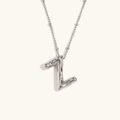 [Gaonasi]Balloon Gold Initial Necklace