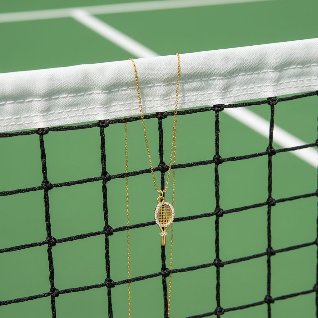 [Gaonasi]Aces Gold Tennis Pendant