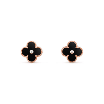 [Gaonasi]CLOVER  15MM DIAMOND EARRINGS COLLECTION