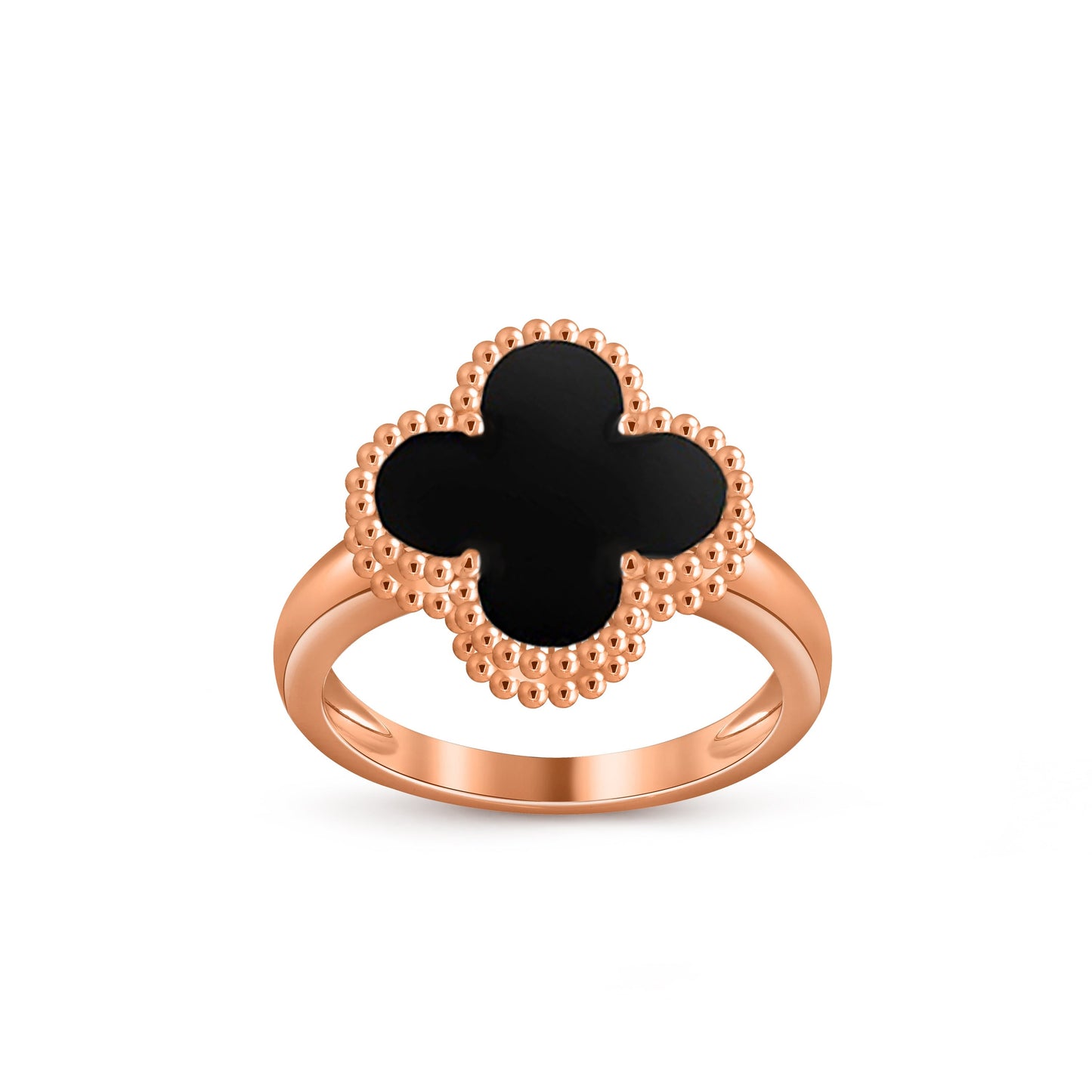 [Gaonasi]CLOVER RING ROSE GOLD COLLECTION