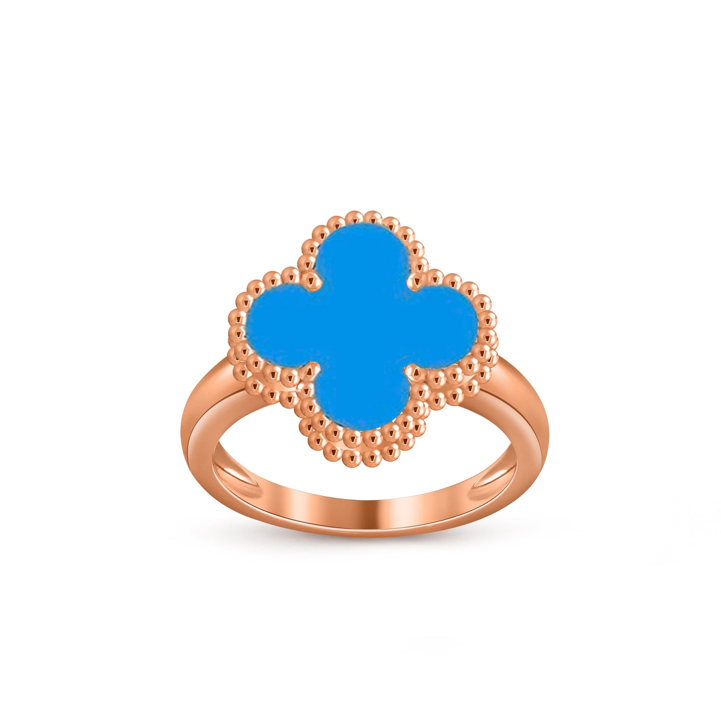[Gaonasi]CLOVER RING ROSE GOLD COLLECTION