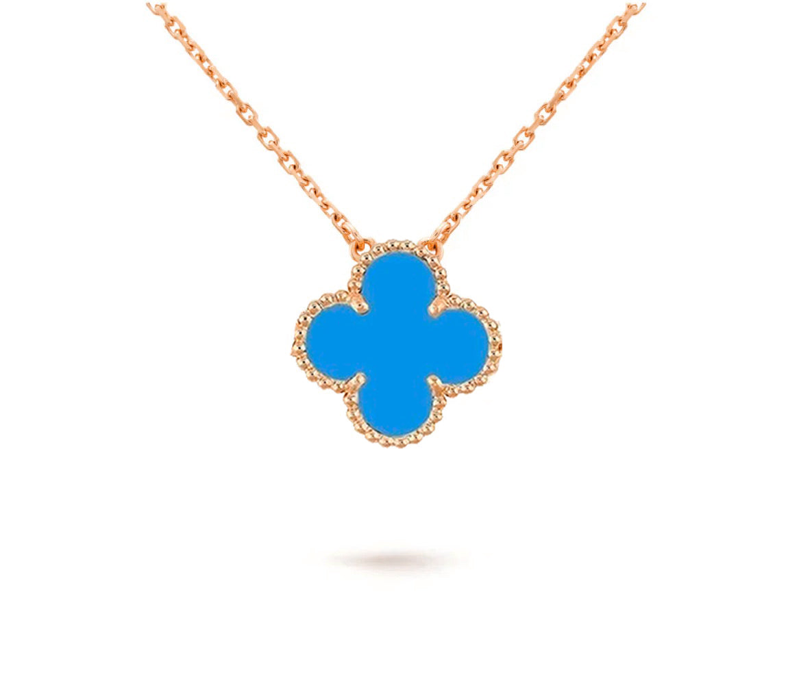[Gaonasi]CLOVER 15MM SINGLE FLOWER NECKLACE COLLECTION
