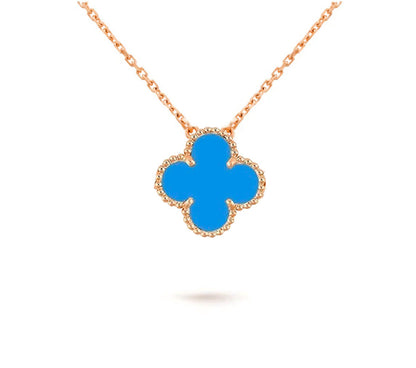 [Gaonasi]CLOVER 15MM SINGLE FLOWER NECKLACE COLLECTION