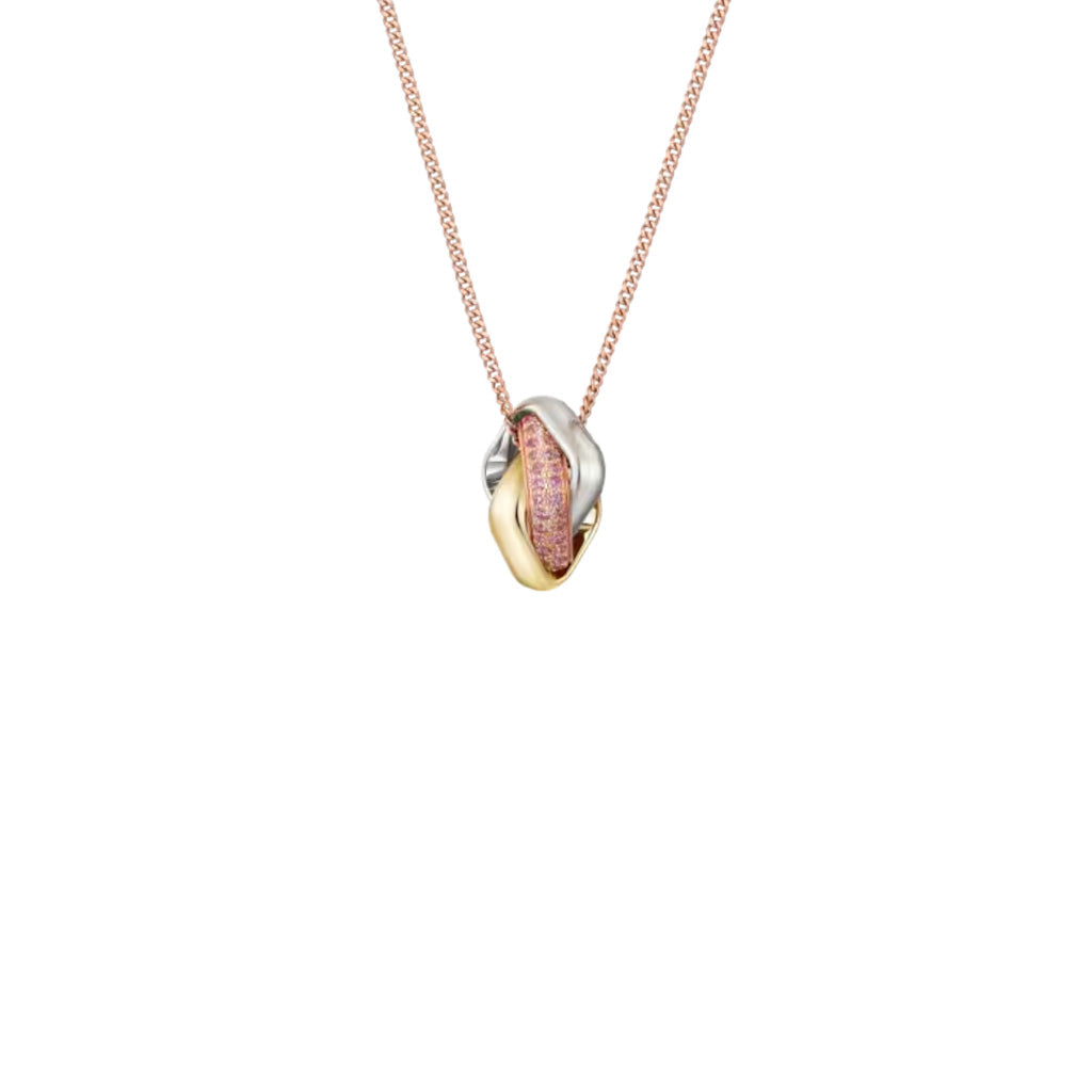 [Gaonasi Jewelry]TRINITY CUSHION NECKLACE COLLECTION