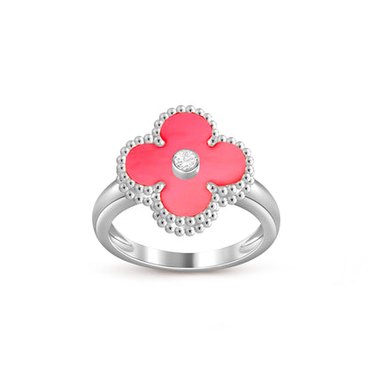 [Gaonasi]CLOVER SILVER DIOMND RING COLLECTION