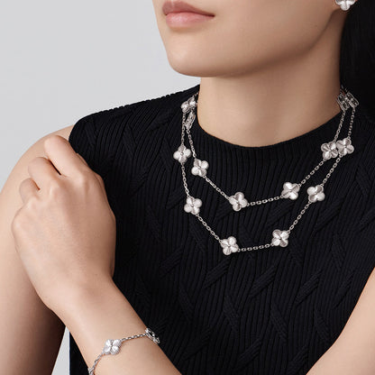 [Gaonasi]CLOVER 20 MOTIFS DIAMOND SILVER