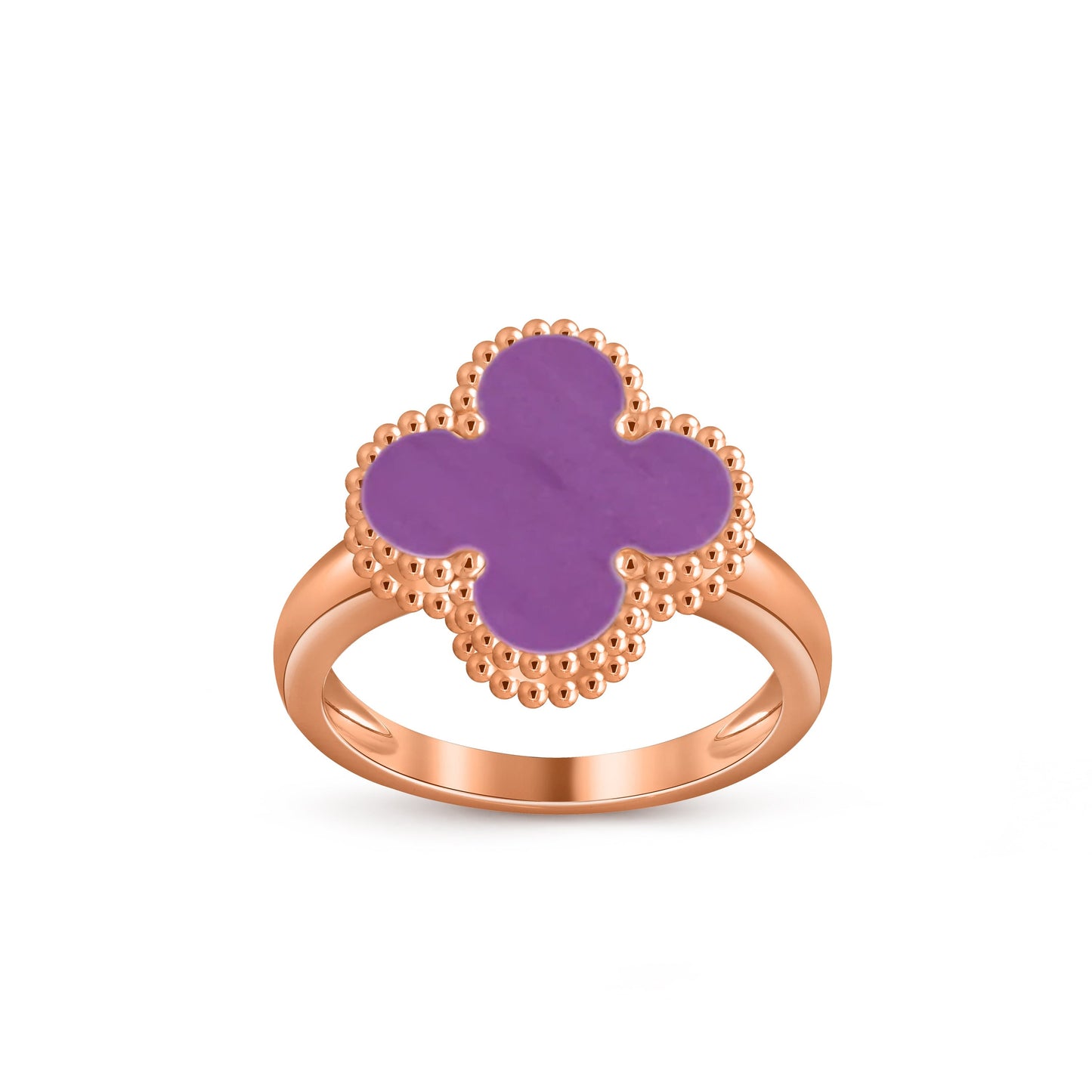 [Gaonasi]CLOVER RING ROSE GOLD COLLECTION