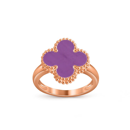 [Gaonasi]CLOVER RING ROSE GOLD COLLECTION
