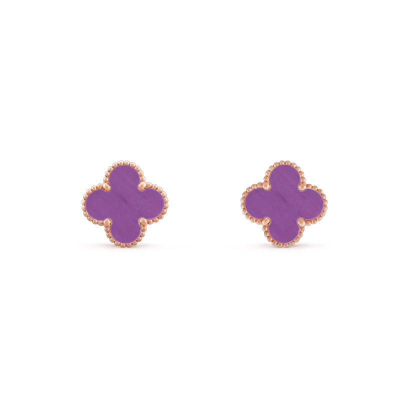 [Gaonasi]CLOVER 15MM EARRINGS COLLECTION