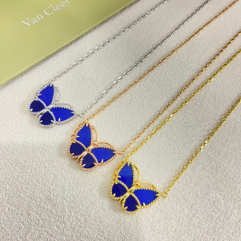 [GAONASI] 2026 NEW LUCKY BUTTERFLY 1 MOTIFS NECKLACE