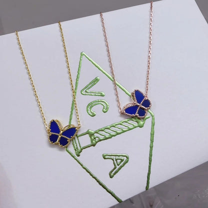 [GAONASI] 2026 NEW LUCKY BUTTERFLY 1 MOTIFS NECKLACE