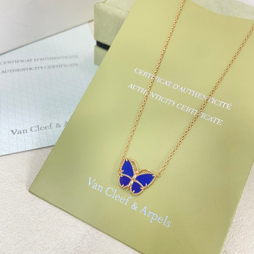 [GAONASI] 2026 NEW LUCKY BUTTERFLY 1 MOTIFS NECKLACE
