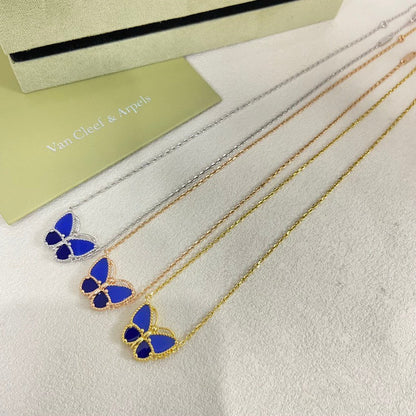 [GAONASI] 2026 NEW LUCKY BUTTERFLY 1 MOTIFS NECKLACE