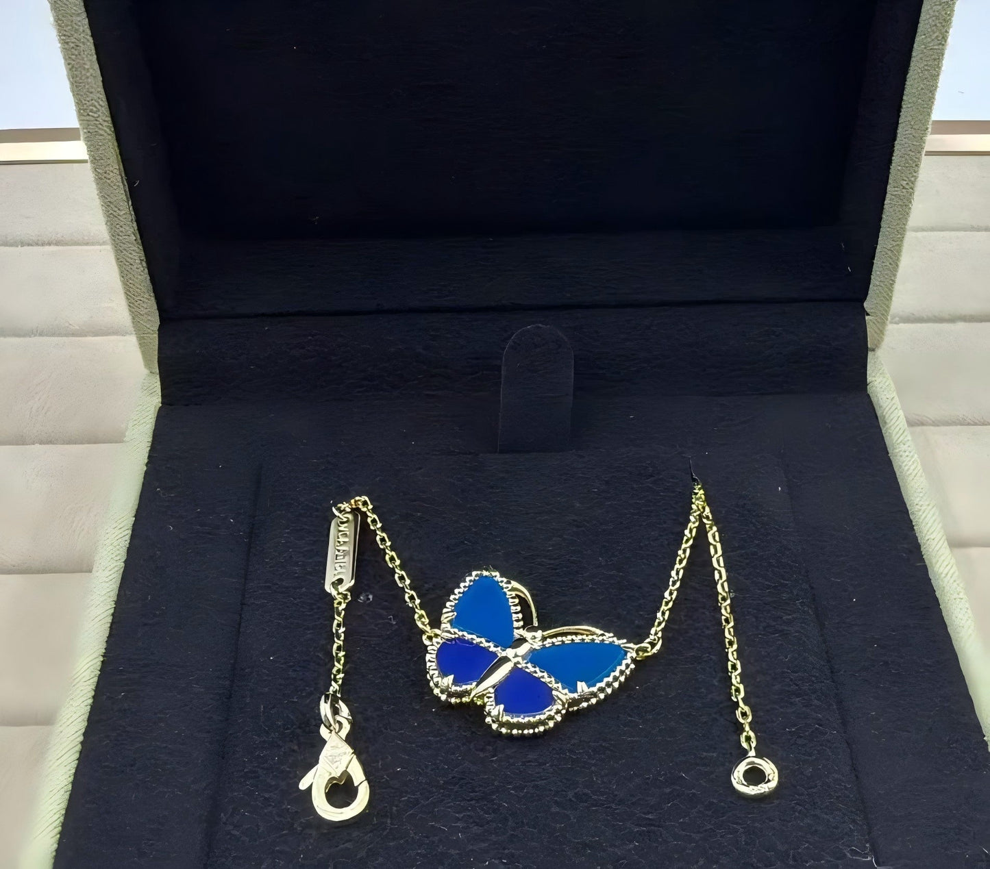 [GAONASI] 2026 NEW LUCKY BUTTERFLY 1 MOTIFS NECKLACE