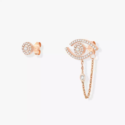 [Cadisa]Lucky Eye Diamond Earrings