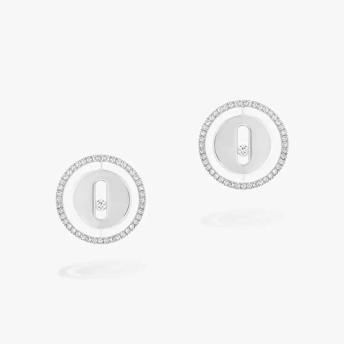 [Cadisa]Lucky Move Diamond Earrings