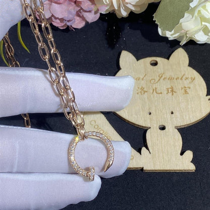 [Gaonasi Jewelry]JUSTE NECKLACE FULL DIAMONDS
