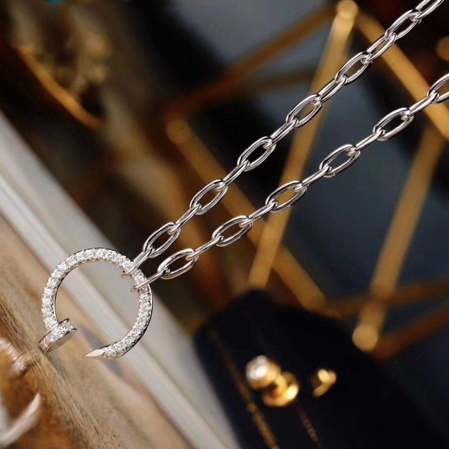 [Gaonasi Jewelry]JUSTE NECKLACE FULL DIAMONDS