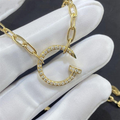 [Gaonasi Jewelry]JUSTE NECKLACE FULL DIAMONDS