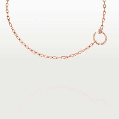 [Gaonasi Jewelry]JUSTE NECKLACE FULL DIAMONDS