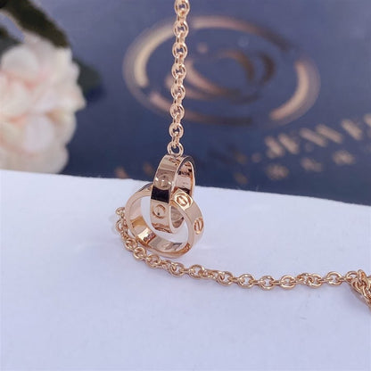 [Gaonasi Jewelry]LOVE BRACELET DOUBLE RING