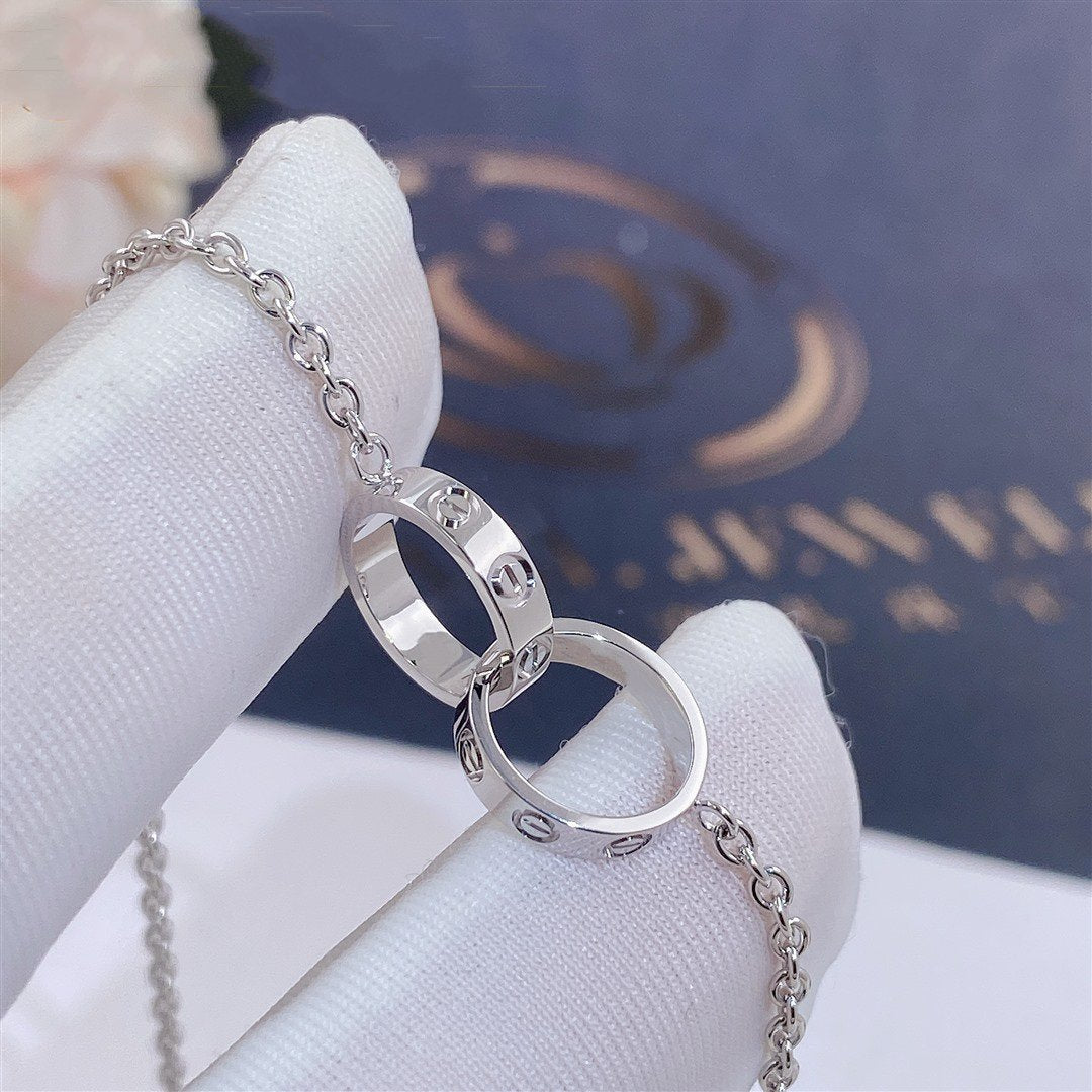 [Gaonasi Jewelry]LOVE BRACELET DOUBLE RING