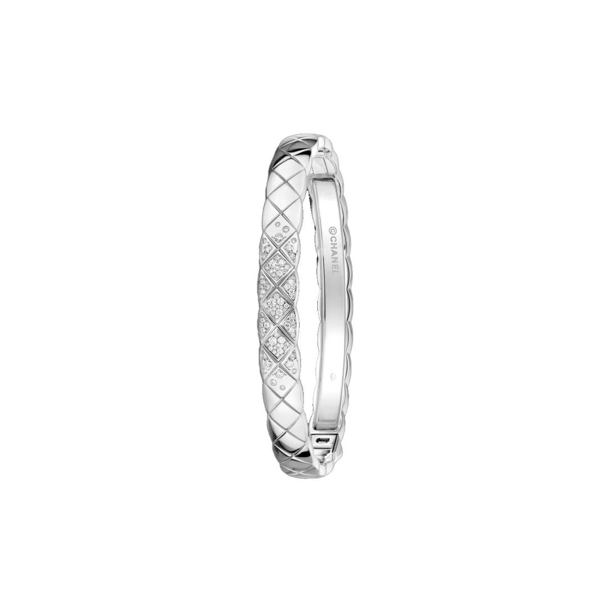 [Cadisa]KOKO CRUSH HALF DIAMONDS GLOD SILVER ROSE GOLD
