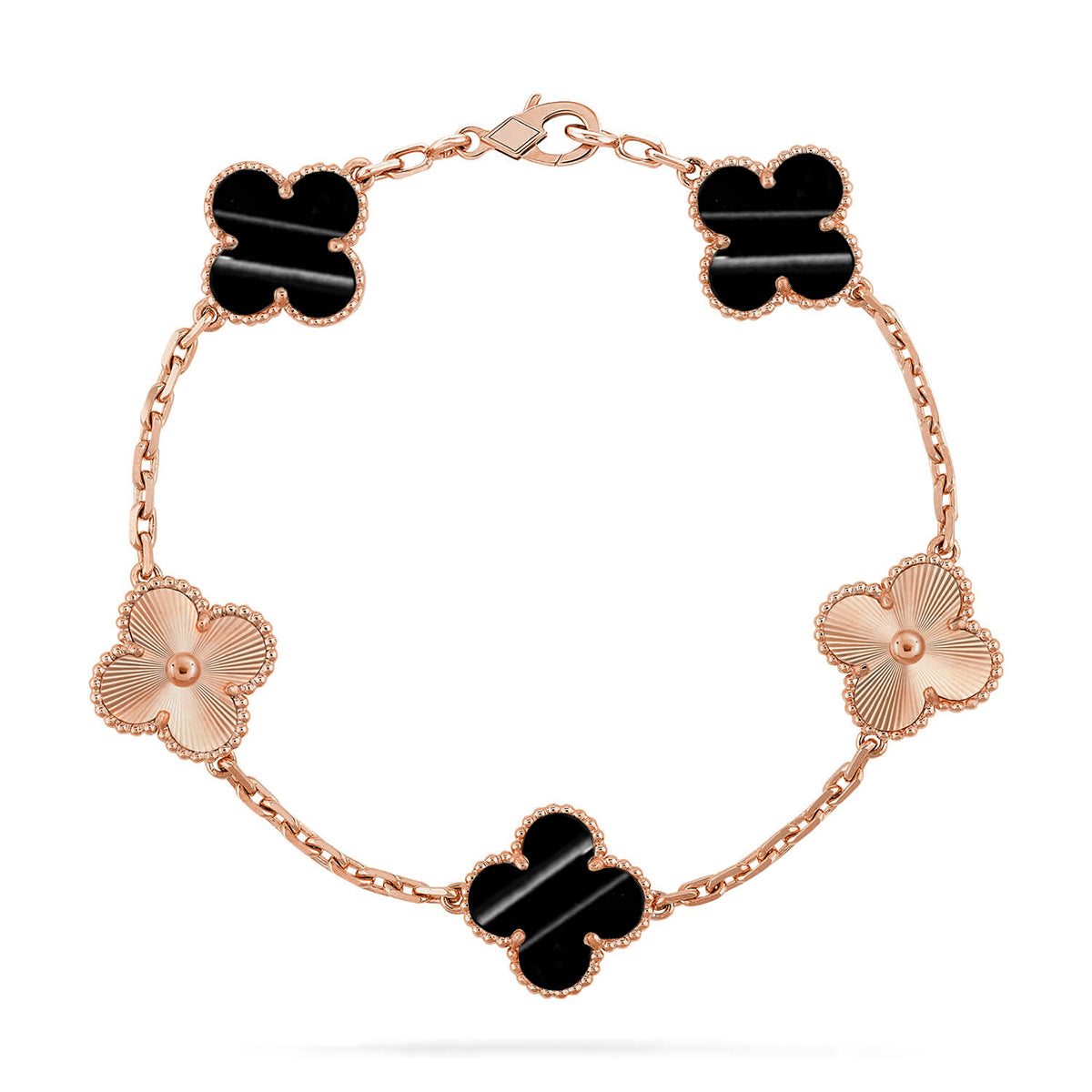 [Gaonasi] CLOVER 5 MOTIF PULSAR STONE BRACELET COLLECTION