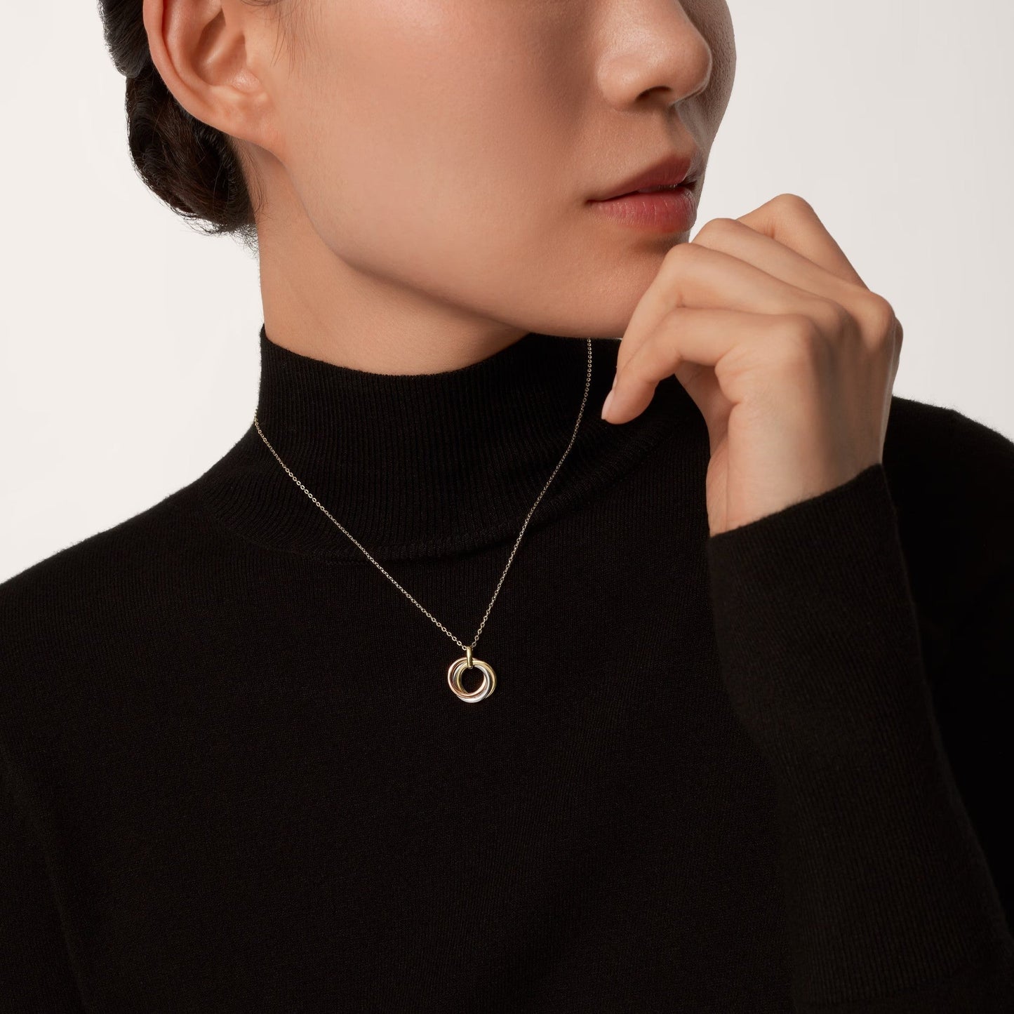 [Gaonasi Jewelry]TRINITY SMALL NECKLACE
