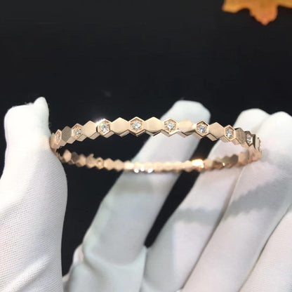 [Gaonasi]BEE LOVE PINK GOLD DIAMOND BRACELET