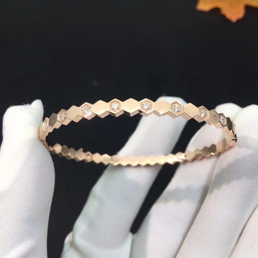 [Gaonasi]BEE LOVE PINK GOLD DIAMOND BRACELET
