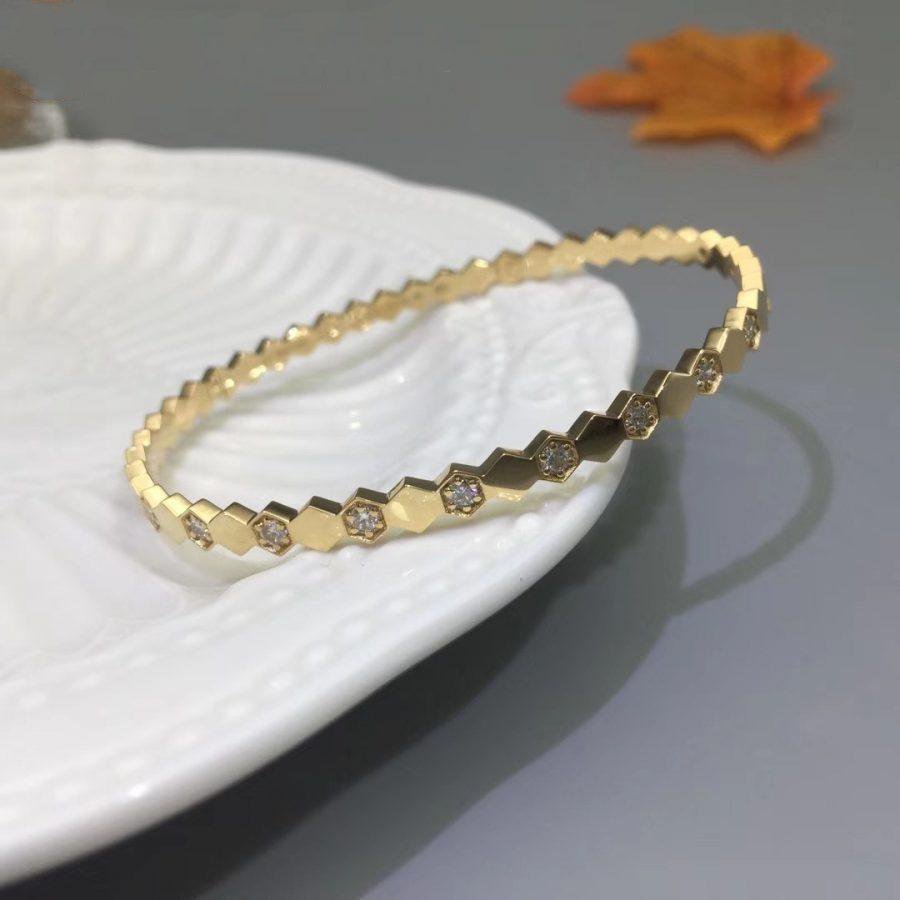 [Gaonasi]BEE LOVE GOLD DIAMOND BRACELET