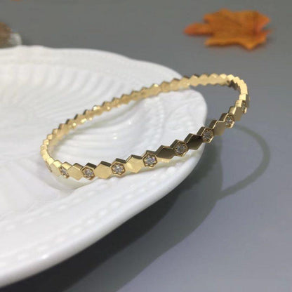 [Gaonasi]BEE LOVE GOLD DIAMOND BRACELET