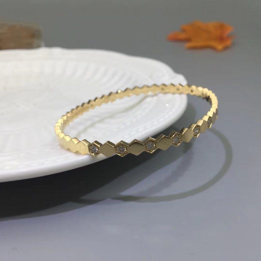 [Gaonasi]BEE LOVE GOLD DIAMOND BRACELET