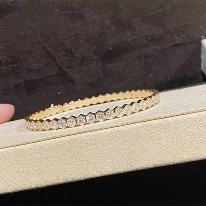 [Gaonasi]BEE LOVE GOLD BRACELET FULL DIAMOND