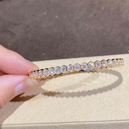 [Gaonasi]BEE LOVE GOLD BRACELET FULL DIAMOND