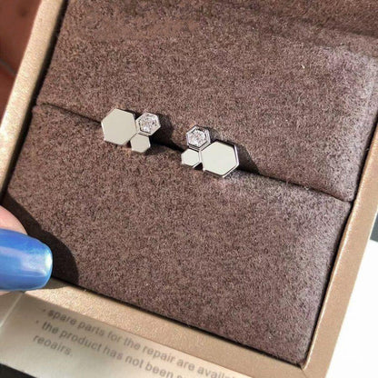 [Gaonasi]BEE LOVE SILVER DIAMOND EARRINGS