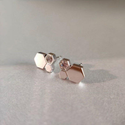 [Gaonasi]BEE LOVE SILVER DIAMOND EARRINGS